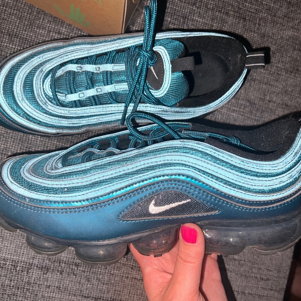 NIKE AIR VAPORMAX '97 METALLIC DARK SEA TURQUOISE